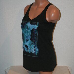 G.I. JOE Snake Eyes Scheme Tank Top Racerback Black Heather Small Chest: 33" New